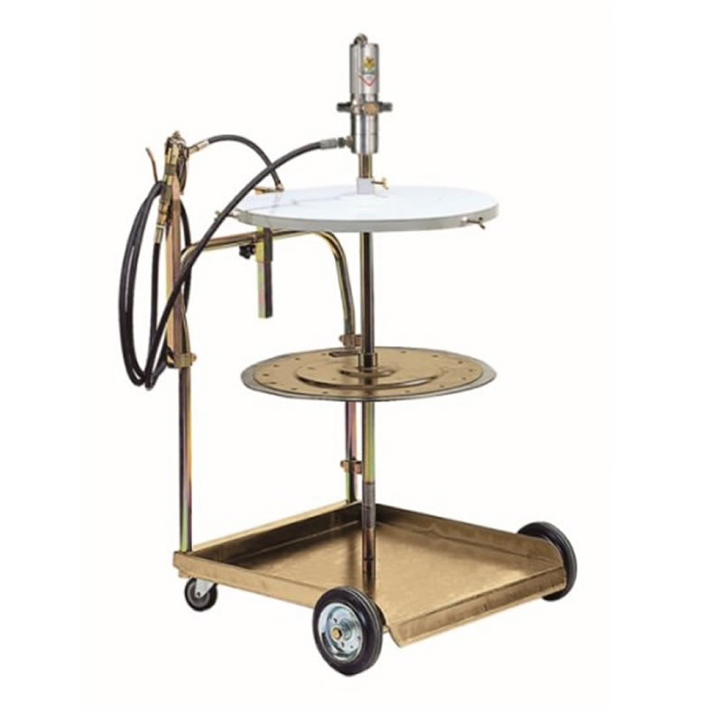 MOBILE GREASE DISPENSER FOR 180-220 KG DRUMS WITH PUMP